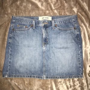 Gap jean skirt